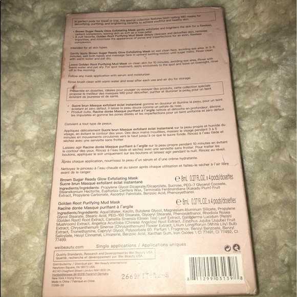 New WEI 2in1 Purify & Glow Mask Collection - Picture 8 of 9